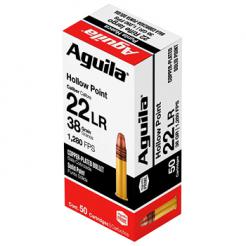 22LR 38gr HP Aguila High Velocity Ammo | 50 Round Box