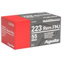 223 Remington [5.56x45mm] 55gr FMJ Aguila Ammo | 50 Round Box