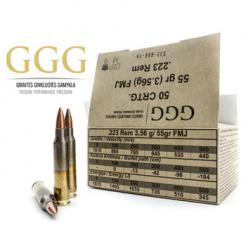 Buy This 223 Remington (5.56x45mm) 55gr FMJ GGG | 50 Round Box for sale