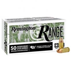 Buy This 9mm Luger (9x19mm) 124gr FMJ Remington Range Ammo for Sale