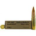 300 AAC Blackout 124gr FMJ Sellier & Bellot Ammo | 20 Round Box